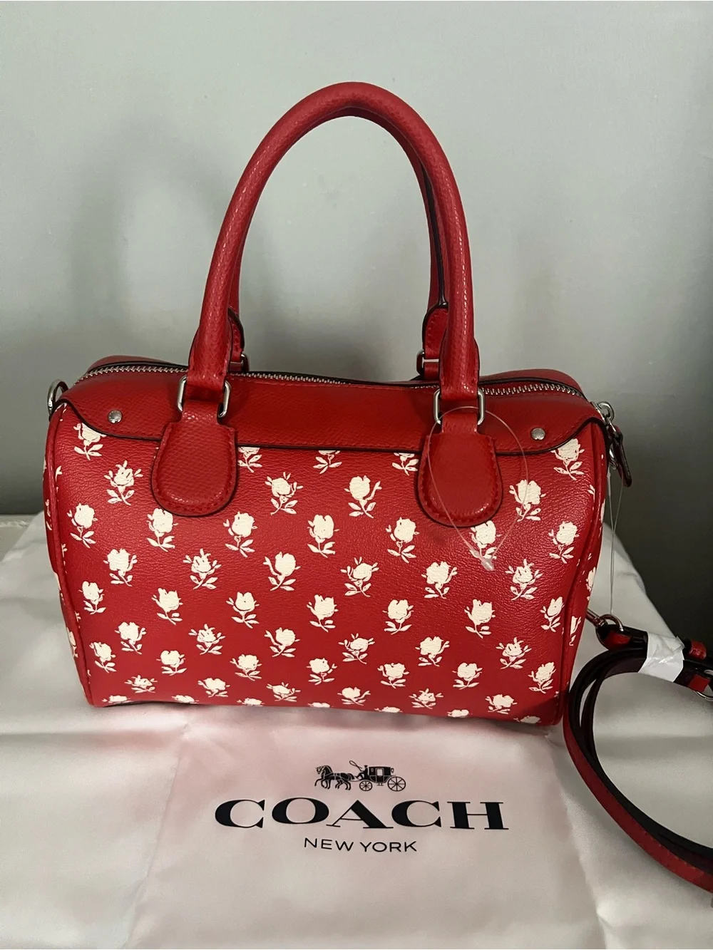 Coach Mini Bennett In Badlands Floral Print With Wallet